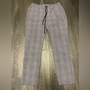 F21 plaid pants